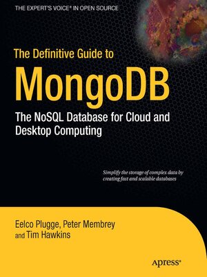 cover image of The Definitive Guide to MongoDB